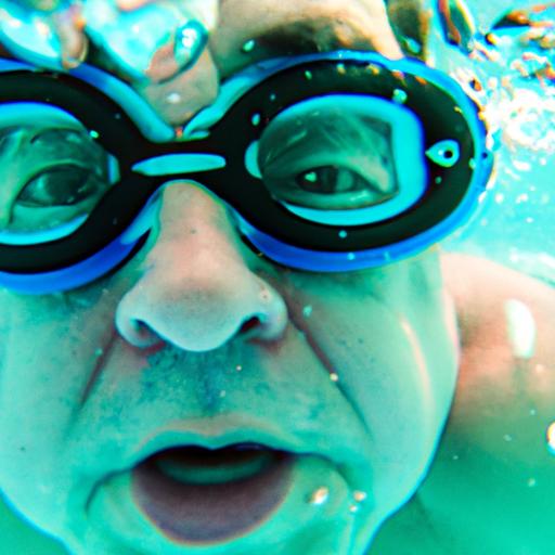 Experience crystal clear vision underwater with the help of swimming goggles.